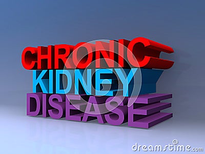 Chronic kidney disease Stock Photo