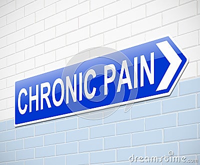 Chronic pain concept. Stock Photo