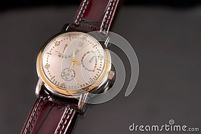 Chronography watch Stock Photo