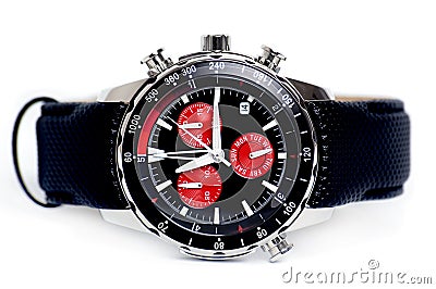 Chronography Wrist watch Stock Photo