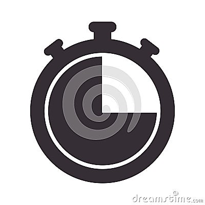 Chronometer watch icon Vector Illustration