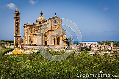 The chruch in Gozo island 2 Editorial Stock Photo