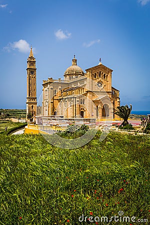 The chruch in Gozo island 1 Stock Photo