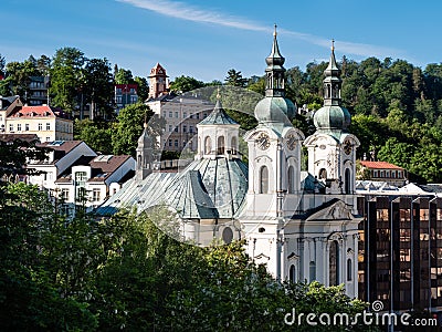 Chruch of Saint Mary Magdalene in Karlovy Vary, Czech Republic Stock Photo