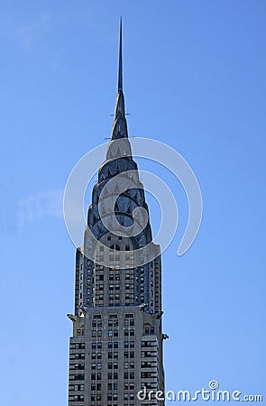 Symbol of Art Deco - Chrysler Building New York Editorial Stock Photo