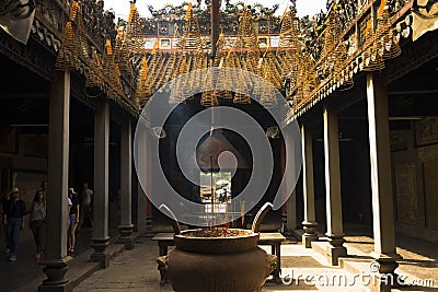 Chua Ba Thien Hau temple in Ho Chi Minh City, Vietnam Editorial Stock Photo