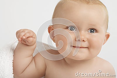 Chubby Baby Boy Stock Photo