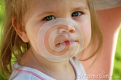 Chubby Cheeks Stock Photo