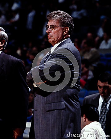 Chuck Daly, Detroit Pistons Editorial Stock Photo