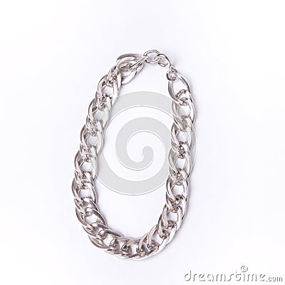 Chunky Charm Bracelet Stock Photo