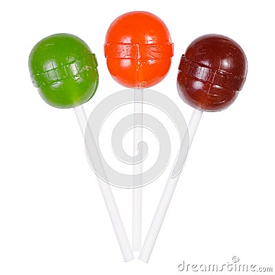 Chupa Chups candy color Stock Photo