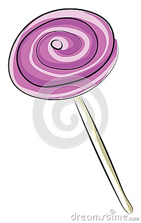 Image of chupa chups - lollipop, vector or color illustration Vector Illustration