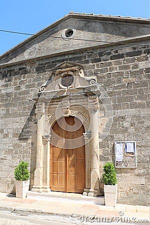 Church of Agios Nicolaos, Lefkada, Greece Stock Photo