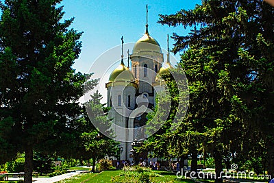 Church of All Saints at Mamaev Kurgan Editorial Stock Photo