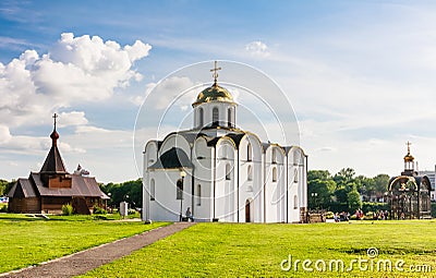 Church of the Annunciation and the Church. Vitebsk. Belarus Editorial Stock Photo
