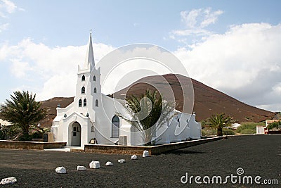 Church, Ascension Island Stock Photo