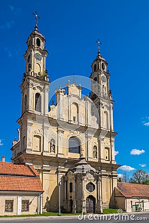 Church of the Ascension of the Lord, , Vilnius, Lithuania. Stock Photo