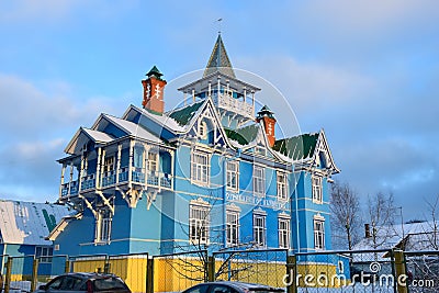 Church of the brotherhood of temperance of Churikov Stock Photo