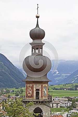 Church in Bruneck Stock Photo