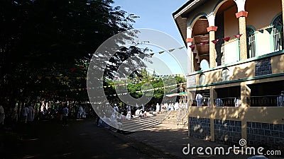 Church celebration at Ethiopian orthodox church Editorial Stock Photo