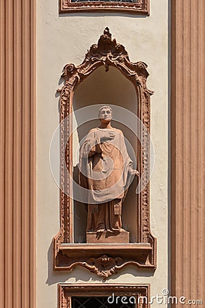 Church at Cernobbio in Italy Stock Photo