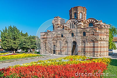 Church of Christ Pantocrator in Nessebar ancient city. Nesebar, Nesebr is a UNESCO World Heritage Site. An ancient Byzantine Stock Photo