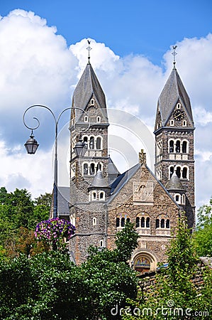 Church of Clervaux Stock Photo