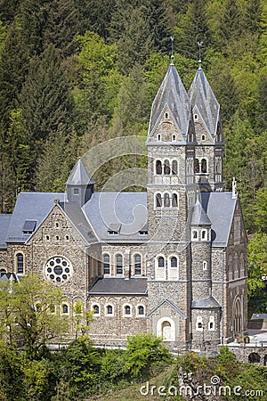 Church in Clervaux Stock Photo