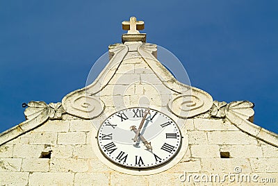 Church clock Stock Photo