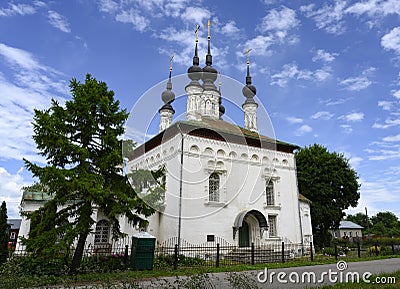 The Church of Constantine the Tsar built in 1707 in the city of Suzdal, Russia Stock Photo