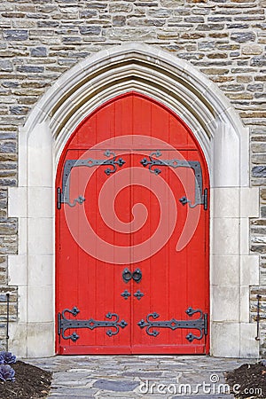 Church Doors Stock Photo