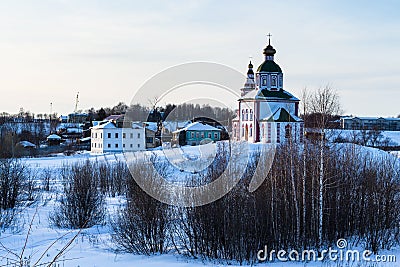 Church of Elijah the Prophet on Ivanovo Hill Stock Photo