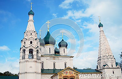 Church of Elijah the Prophet in Yaroslavl, Russia Stock Photo