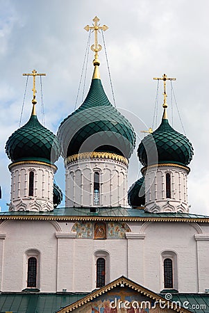 Church of Elijah the Prophet in Yaroslavl (Russia). Stock Photo