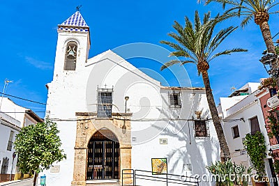 Church of Ermita del Santo Cristo de Marbella in Marbella, Spain on September 11, 2022 Editorial Stock Photo