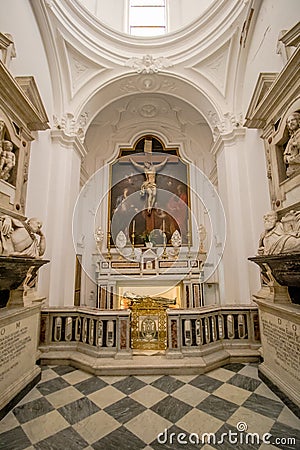 Former cathedral Santo Stefano in Capri, Italy Stock Photo