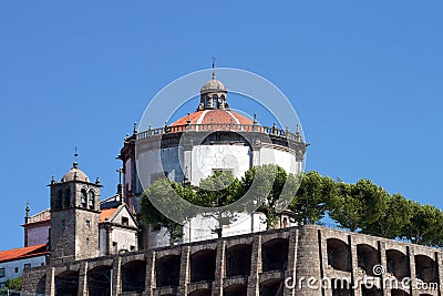 Church fortification with big dome Stock Photo