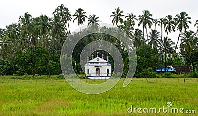 Church in Goa Stock Photo