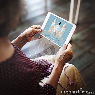 Church God Believe Jesus Pray Concept Stock Photo