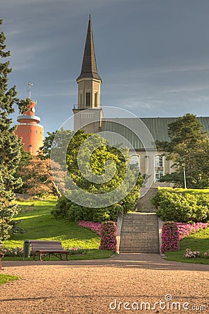 The Church of Hanko Stock Photo