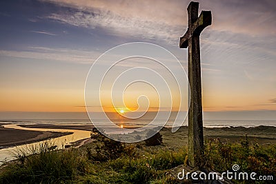 Church Hill, Alnmouth. Stock Photo