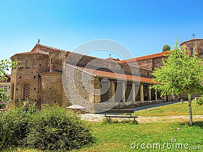 Holy Mary Perybleptos Church in Ohrid Macedonia Stock Photo