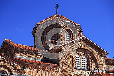 Church Holy Mary Perybleptos and St. Demetrius os Salonica in Oh Stock Photo