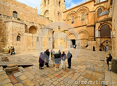 Church of the Holy Sepulchre Editorial Stock Photo