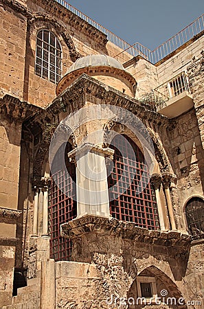 Church of the Holy Sepulchre Stock Photo