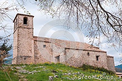 Church of the Holy Spirit of Riopar Stock Photo