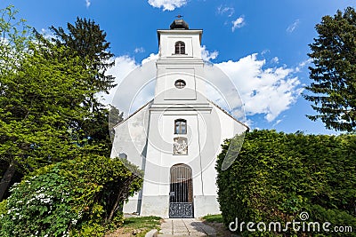 Holy Trinity Church in Lendavske Gorice, Slovenia Stock Photo