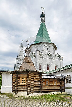 Church of the Holy Trinity in Troitse-Golenishchevo, Russia Stock Photo