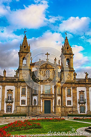 Church and hospital of Sao Marcos, Braga, Portugal Stock Photo