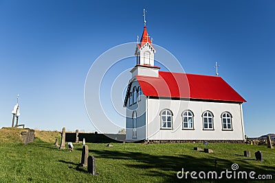 Church in Iceland Stock Photo